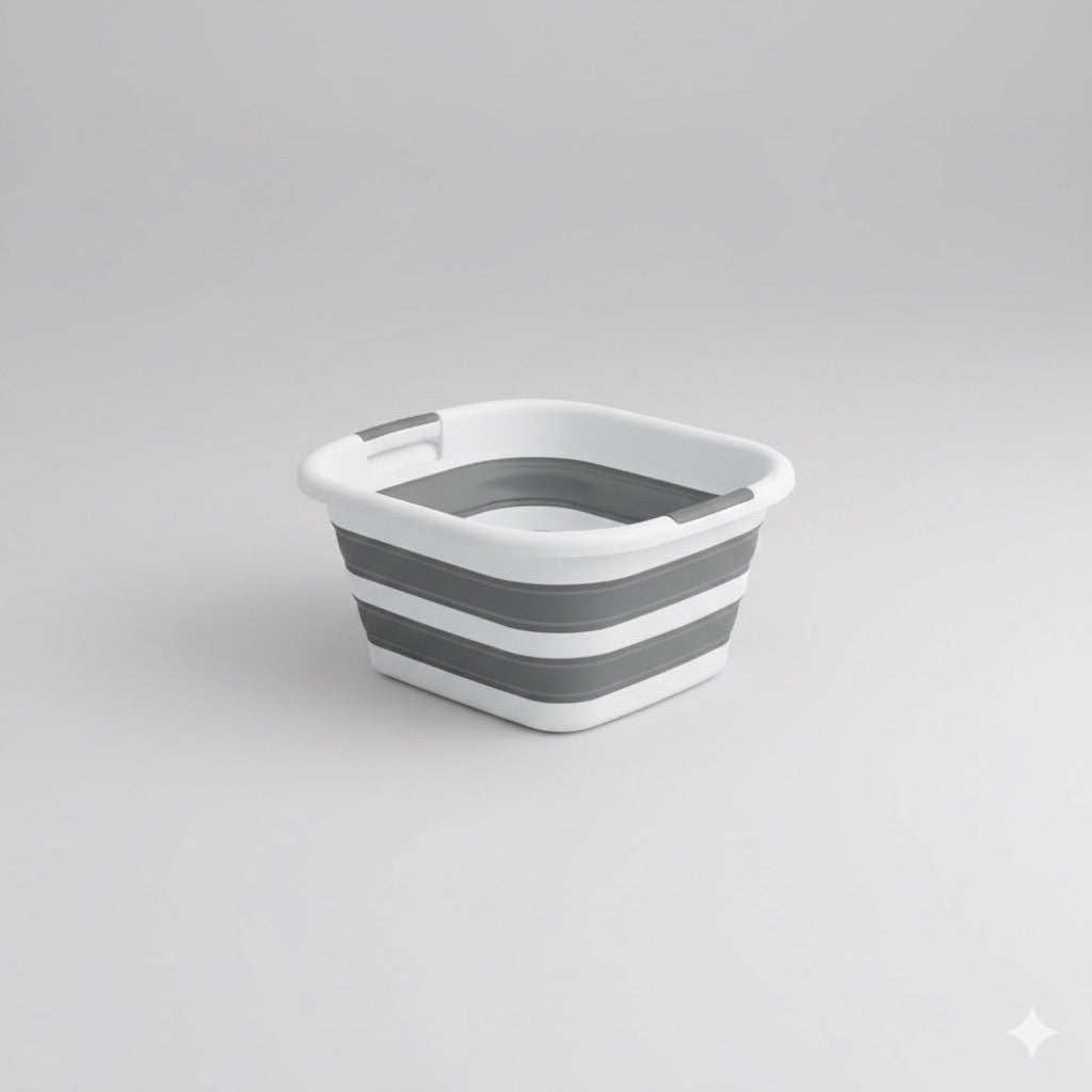 Ensemble de Bain Pliable pour Bébé - Baignoire, Bassine et Panier