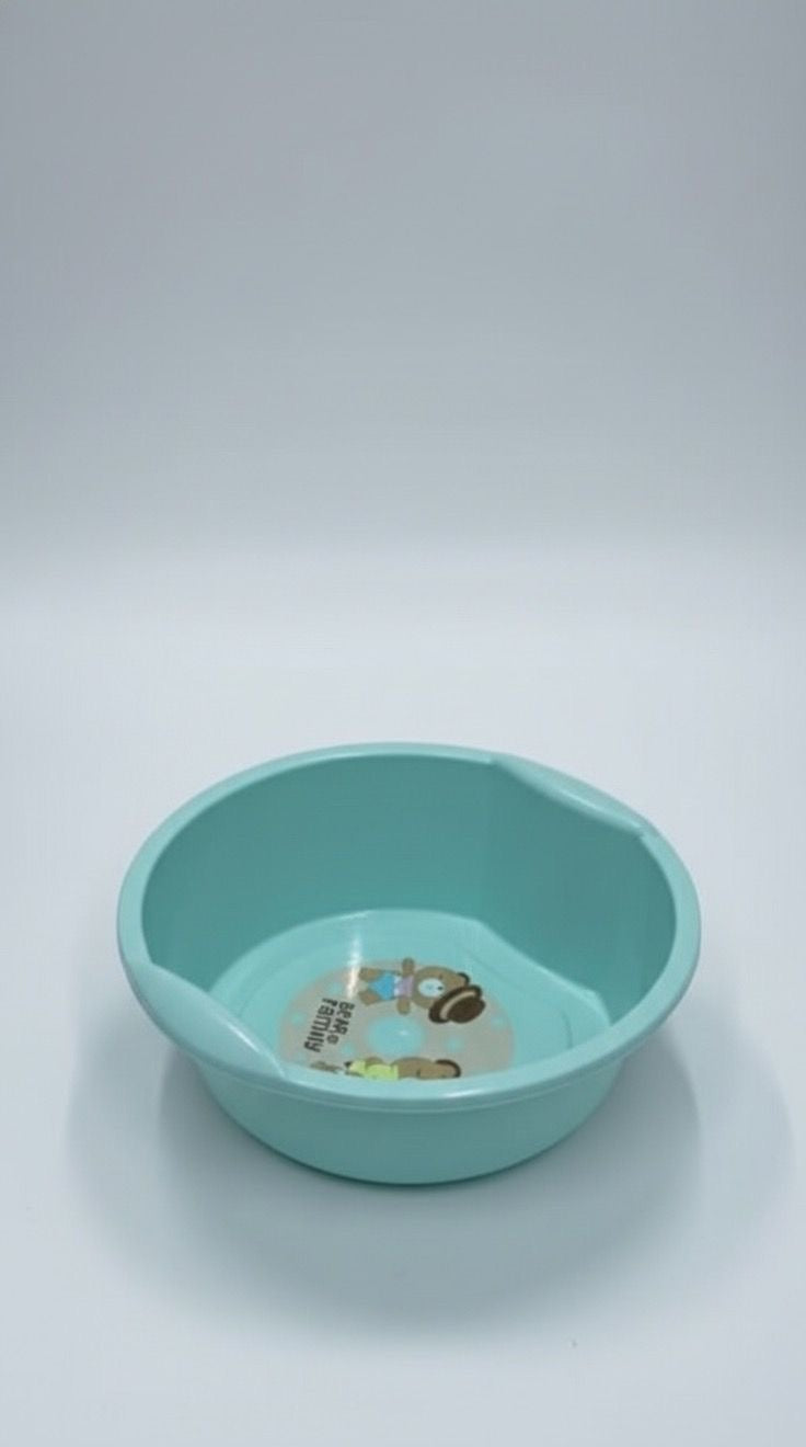 Ensemble de Bain Complet pour Bébé - Couleur Menthe avec Motifs Oursons