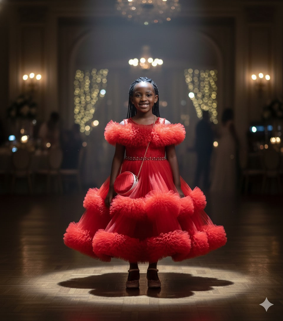 Robe de Cérémonie Nuage – Fille 5-10 ans