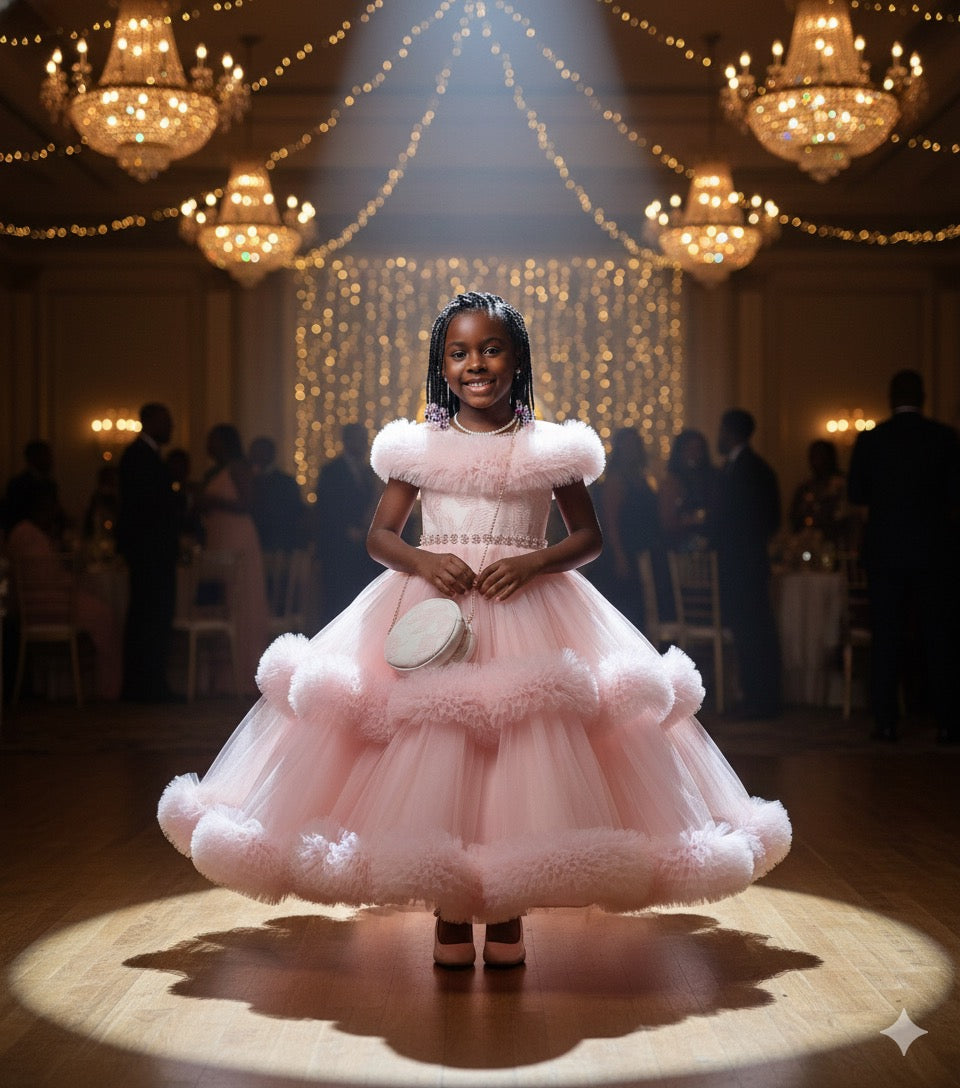 Robe de Cérémonie Nuage – Fille 5-10 ans