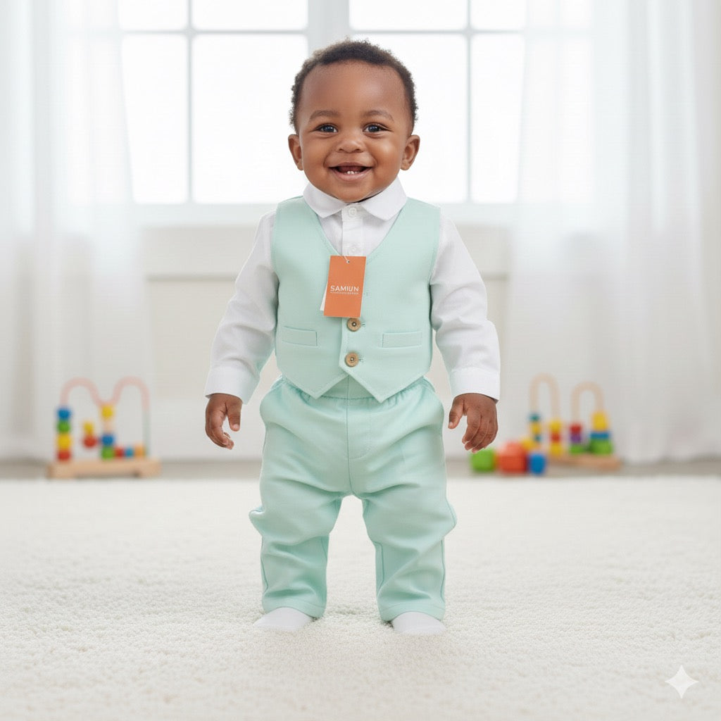 Tenues de Cérémonie Adorables pour Bébé Garçon | Collection SAMUN