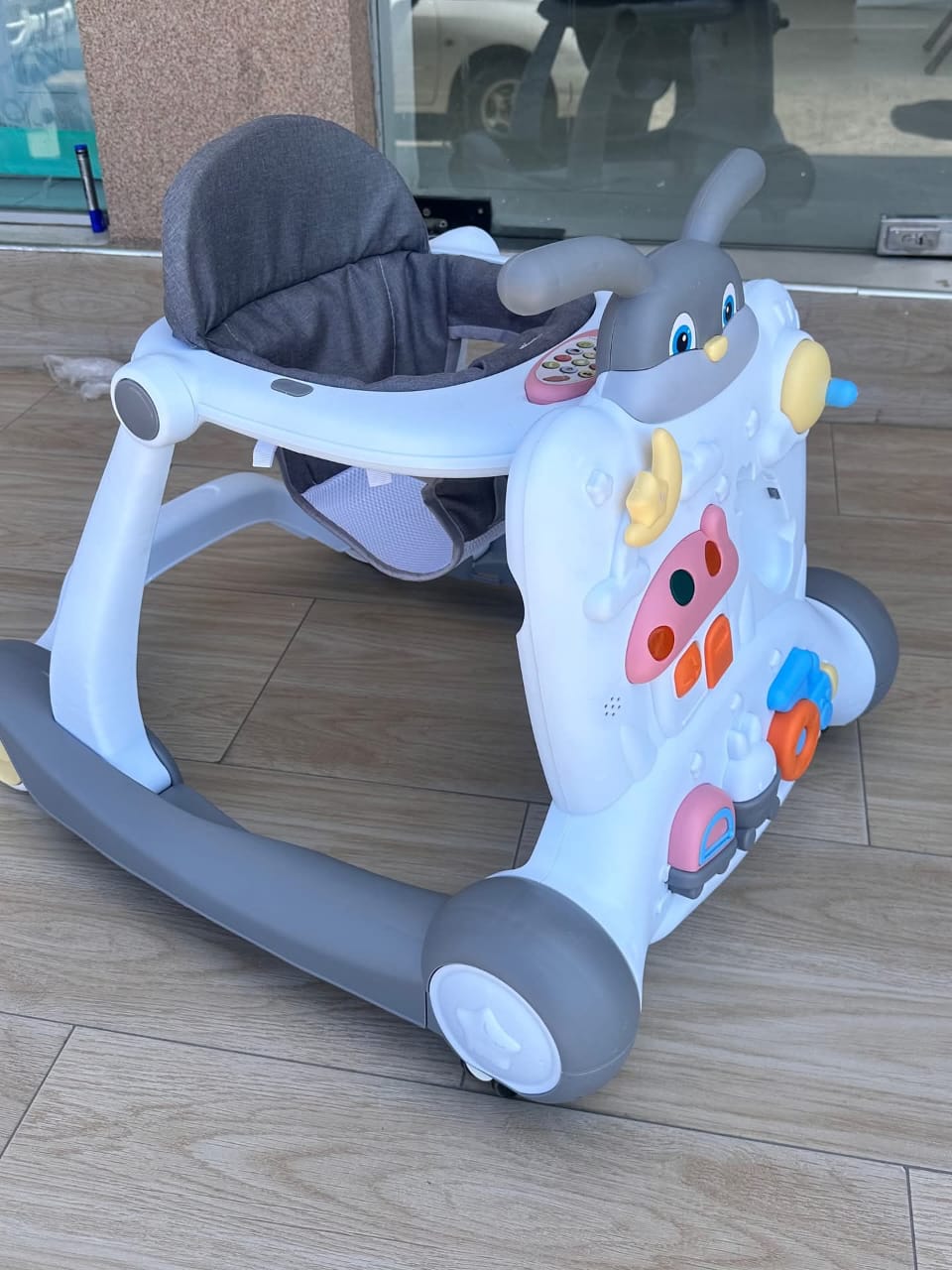 Marcheur/Porteur Bébé Interactif - Modèle Lapin