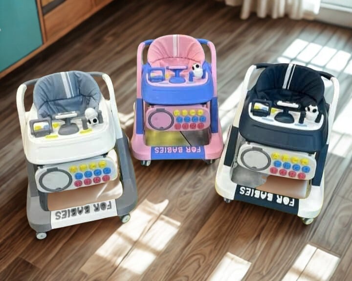 Marchette Ludique pour Bébé - Rose et Bleu