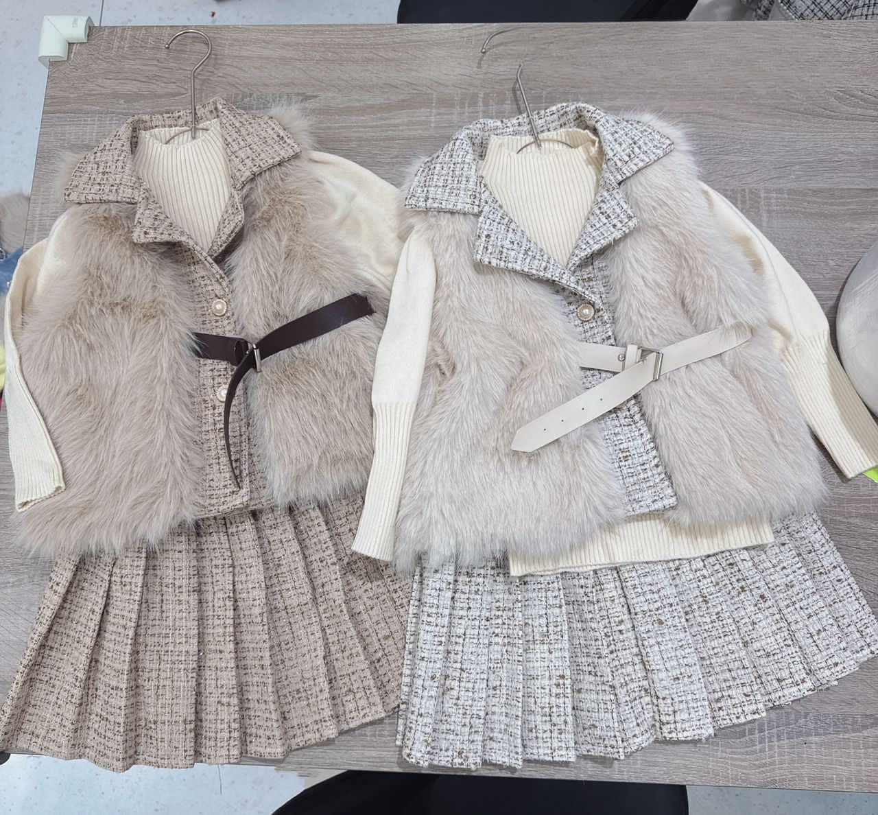 Ensemble fille 3 pièces – Style automne chic